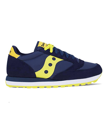 immagine scarpe saucony blu and yellow